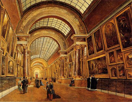 le 18 novembre 1793 : ouverture du musée du Louvre - lithistart.carmenmontet.over-blog.com