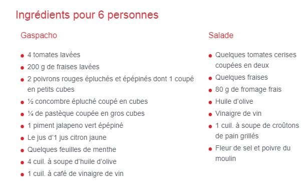 Gaspacho D Ete De Cyril Lignac Companion Ou Pas Mes Meilleures Recettes Faciles