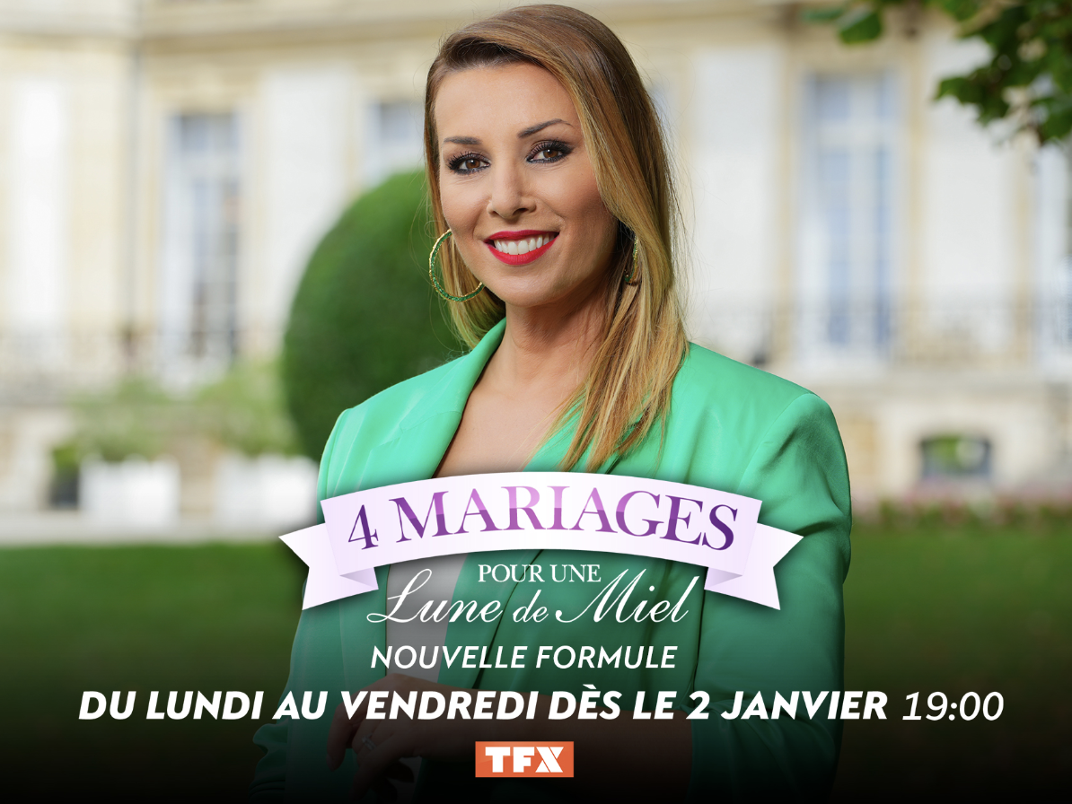 Elodie 4 Mariages Pour Une Lune De Miel Nouvelle formule pour 4 mariages pour une lune de miel, dès ce lundi en  avant-soirée sur TFX. - LeBlogTVNews