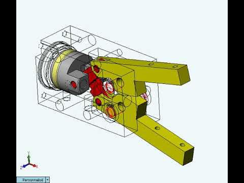 Schéma cinématique [ 2 ] : Etude d'une pince pneumatique SCHRAEDER™ -Vidéos  - Blog support de mécanique et construction