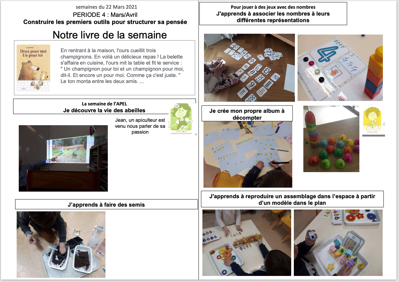 Page De Garde Cahier D explorateur Cahier d'explorateur semaine 24 chez Karine T - école petite section