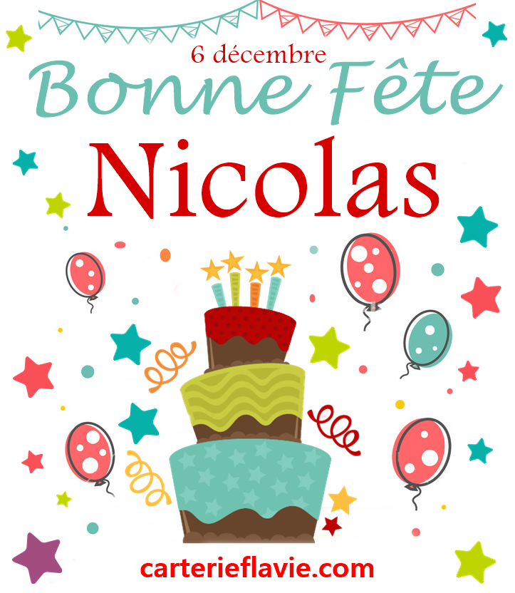 En ce 6 décembre, nous souhaitons, une bonne fête à Nicolas 🙂 - Le Blog de  Flavie