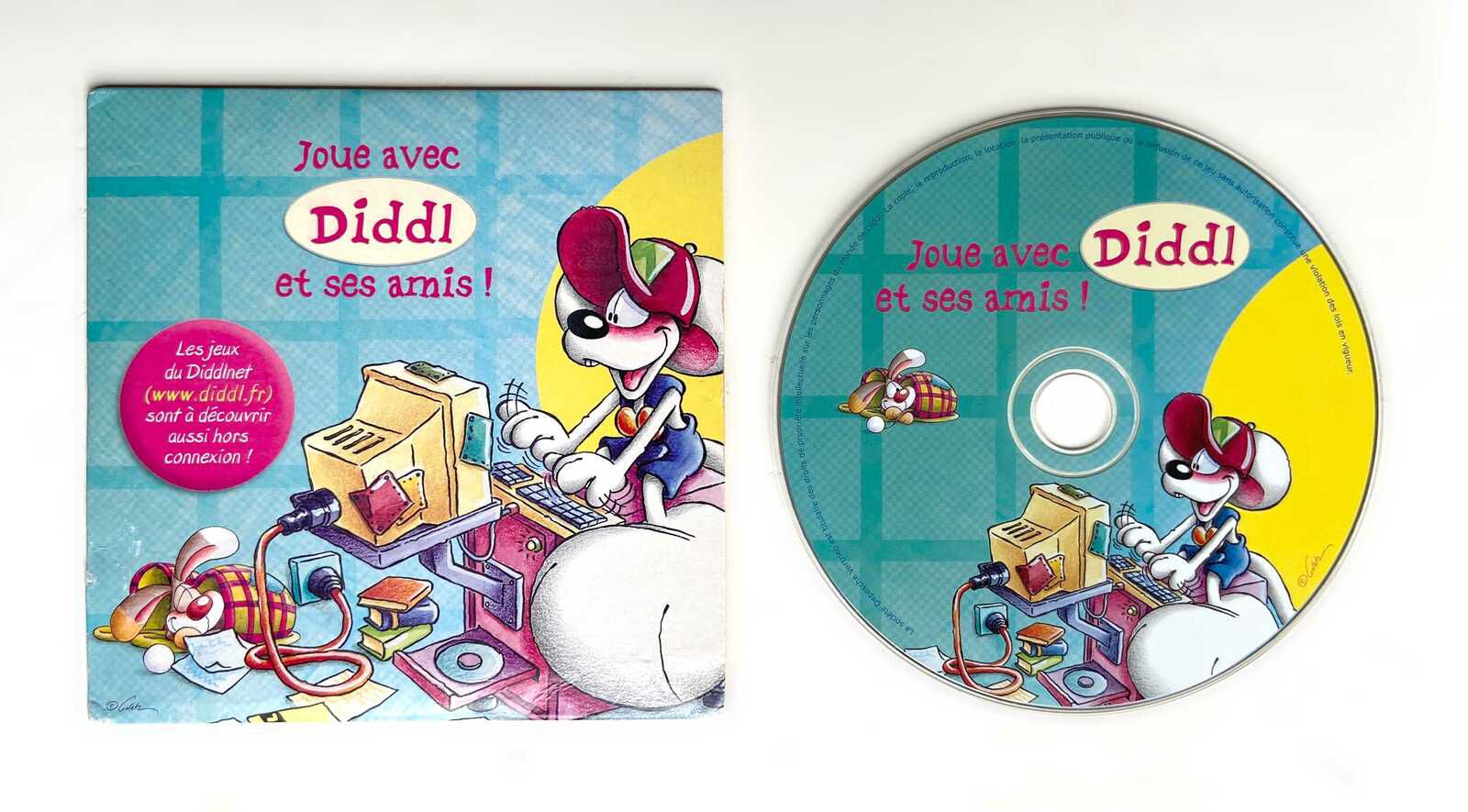 CD-ROM PC/mac « Joue avec Diddl et ses amis» ed. Depesche Vertrieb de 2007  - Petit Studio