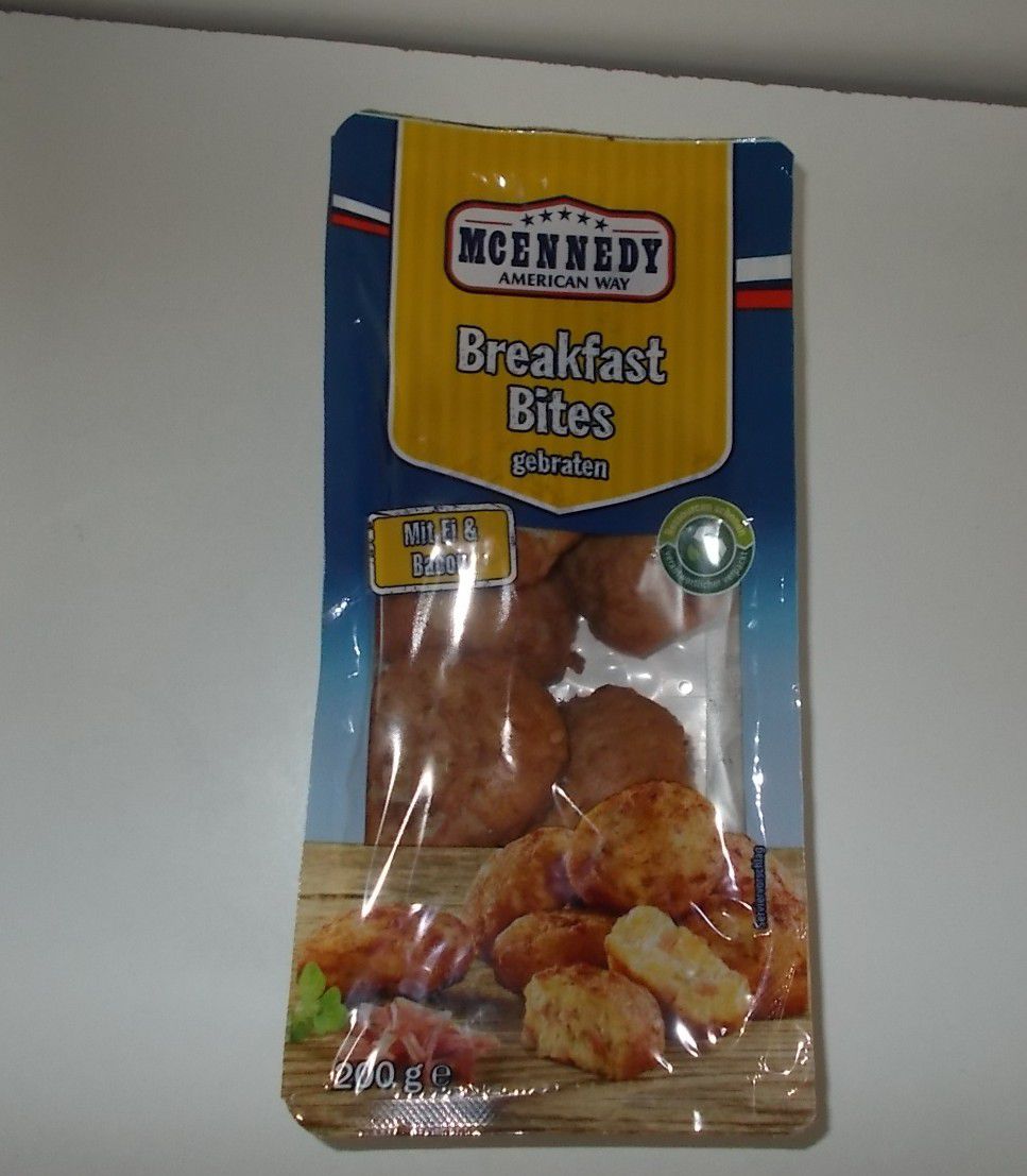 Lidl McEnnedy Breakfast Bites gebraten mit Ei & Bacon - BlogTestesser | USA, ab 01.02.