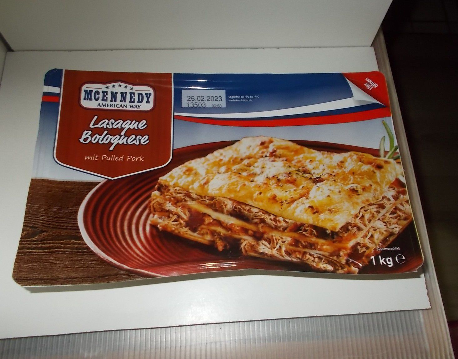 Lidl McEnnedy Lasagne Bolognese mit Pulled Pork - BlogTestesser