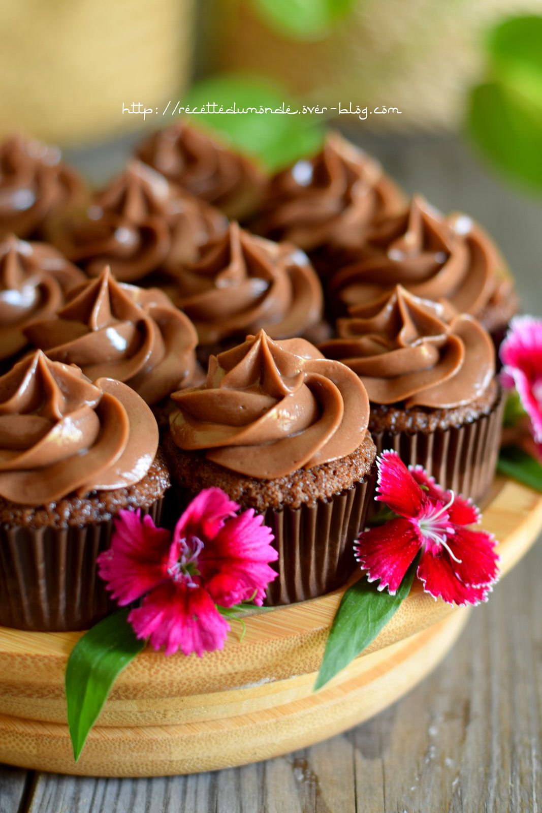 Cupcake au kinder chocolat - Nad_recettedumonde