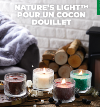 Les Pots Nature's Light Partylite - Les bougies et la Déco