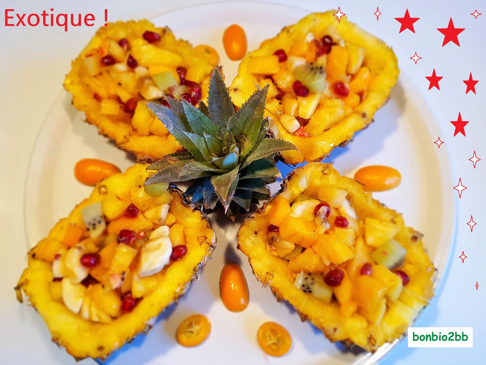 POM'POTES : Recette Punta Cuna - Dessert pomme, ananas et coco - chronodrive