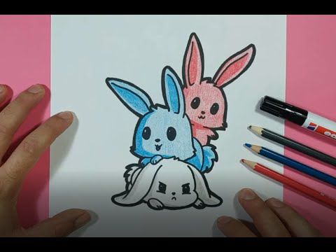 Como dibujar conejos paso a paso 