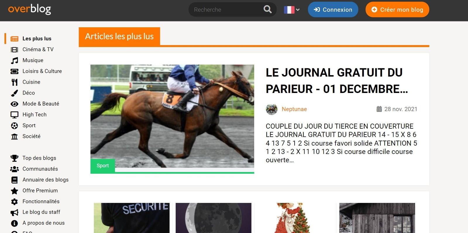 Gagner à Coup Sur Sur Couplé Placé LE JOURNAL DU PARIEUR GRATUIT - COUP SUR PLACE DU JOUR - L'Outsider du  Tiercé, Astuces et infos Quinté, couplés, simples gagnant placé, Pronos  quinté +, meilleurs rubriques du net pour gagner, Etc...
