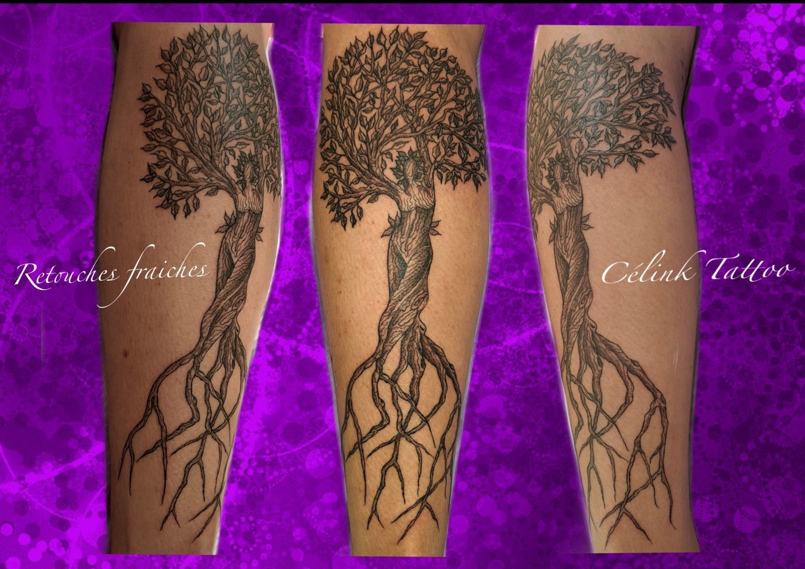 Tatouage Arbre De Vie Cheville Tatouage arbre de vie corps de femme - Célink Tattoo Shop Privé landes ( 40  )