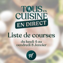 liste des ingredients de cyril lignac du 4 au 8 janvier pour tous en cuisine mes meilleures recettes faciles