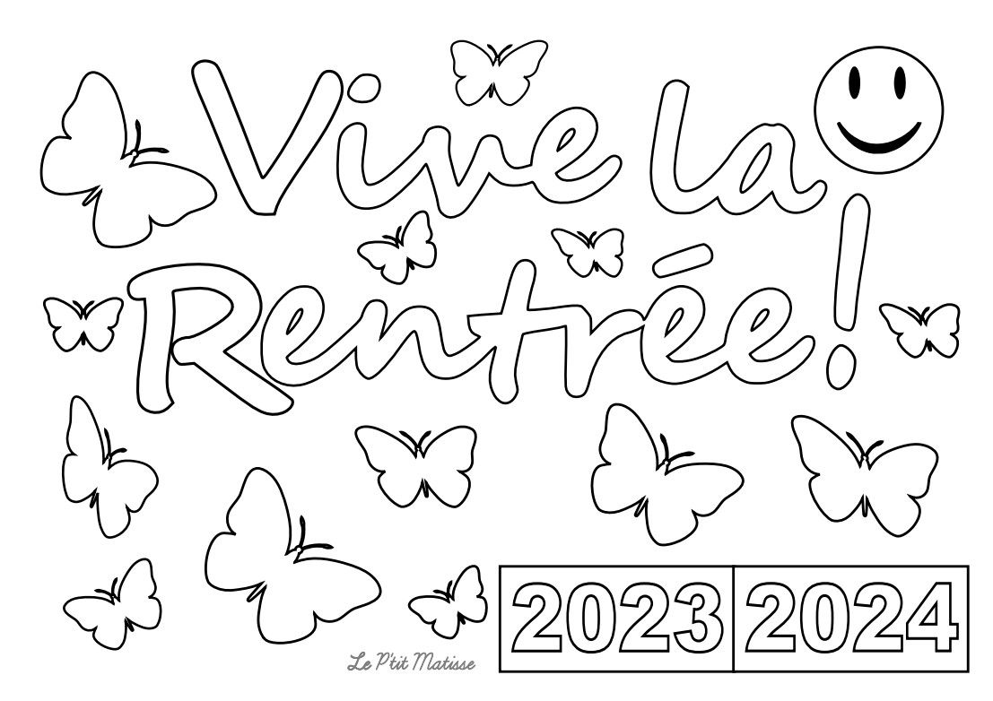 Vive la Rentrée ! - le P'TIT MATISSE