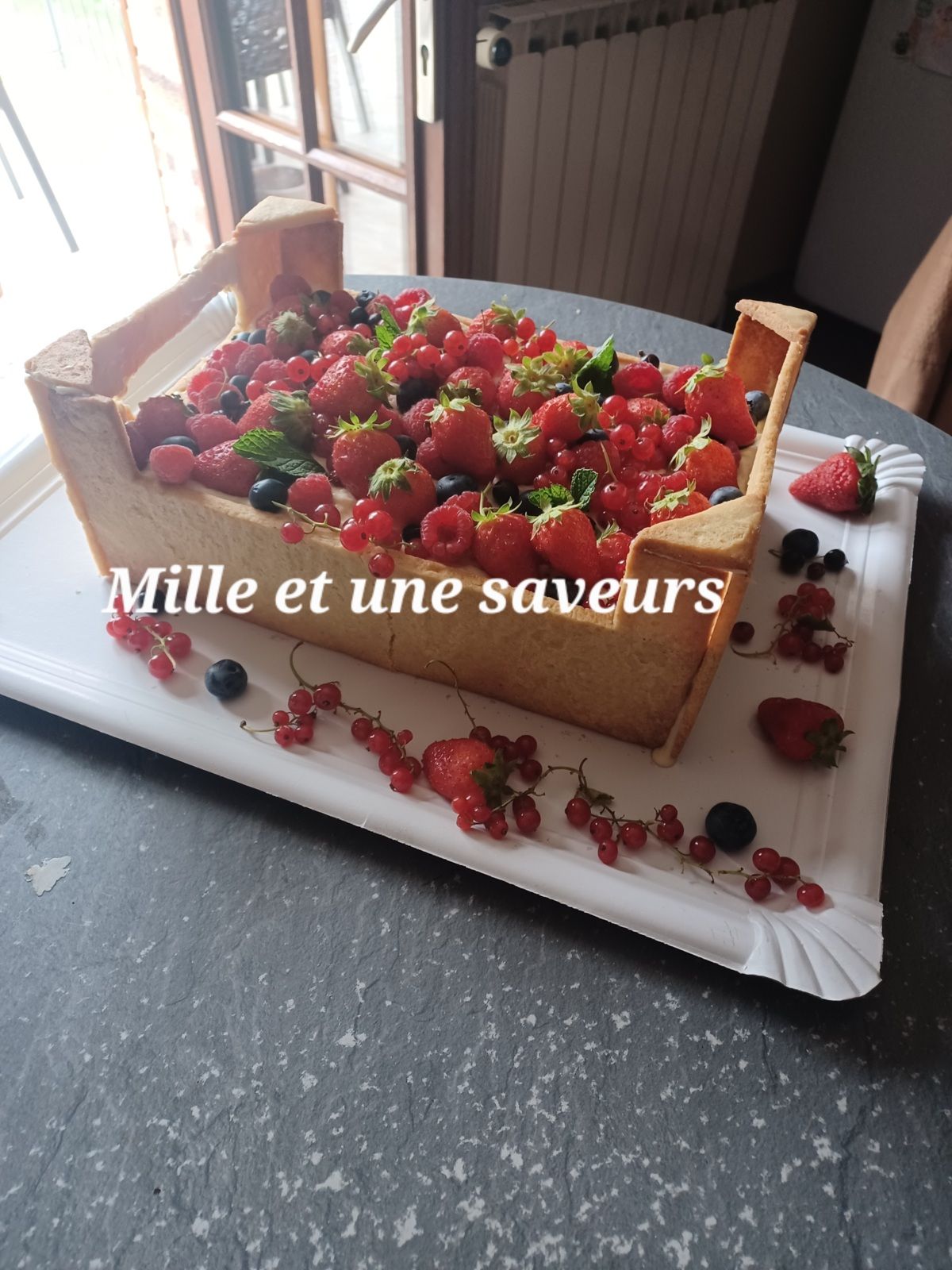 Mille-feuille de fruits frais - Recette par Jackie