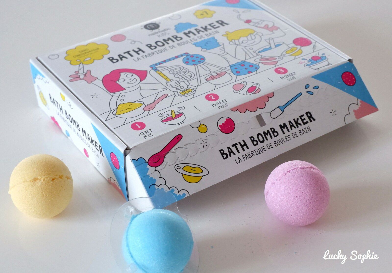 La Fabrique de boules de bain Nailmatic 🛁 kit DIY - Lucky Sophie blog  famille voyage