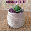 Succulente et Chanvre DIY