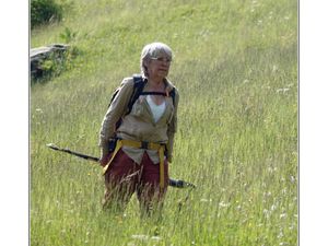 l'accueil du retour par les tarines et leur taureau...