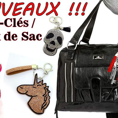 Nouveaux Porte-Clés / Bijoux de Sac !!!