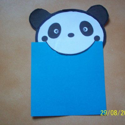 Marque page panda