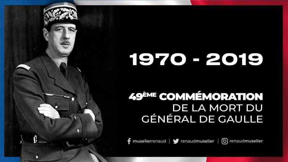 49ème anniversaire du décès du Général de Gaulle