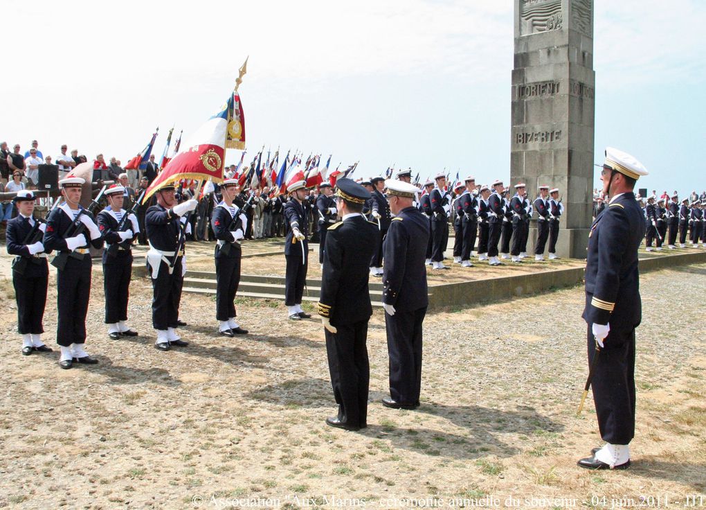 Samedi 4 juin 2011,Cérémonie du souvenir à la mémoire de tous les marins disparus organisée par l'association "Aux Marins" au Mémorial National des marins morts pour la France de la Pointe Saint Mathieu du Plougonvelin (1ère partie)