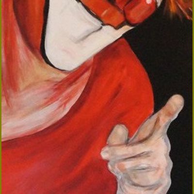 Clowns en peinture -  Yvonne Nielsen - Charlie Rivel