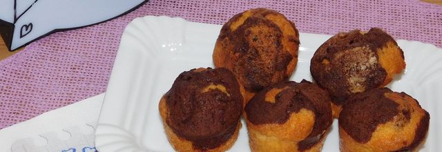 Petits cakes marbrés.