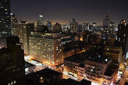 Buildings by night @NY