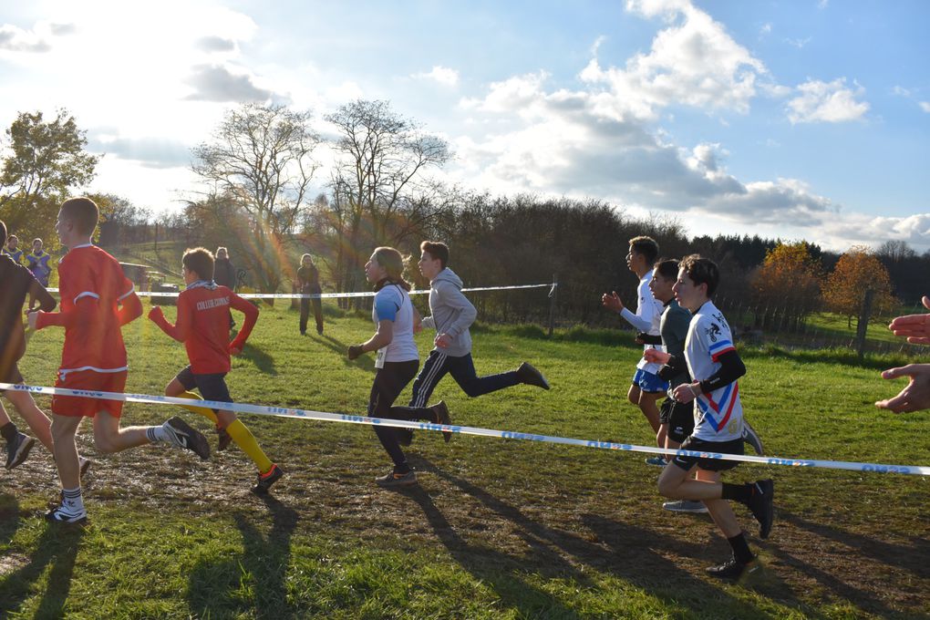 Les garçons en course