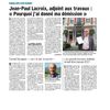 JP Lacroix persiste, le maire nie...... que faut-il faire des faits ?