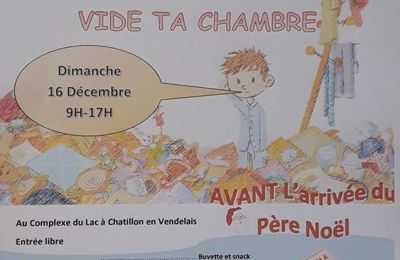 "Vide ta chambre avant l'arrivée du Père Noël"