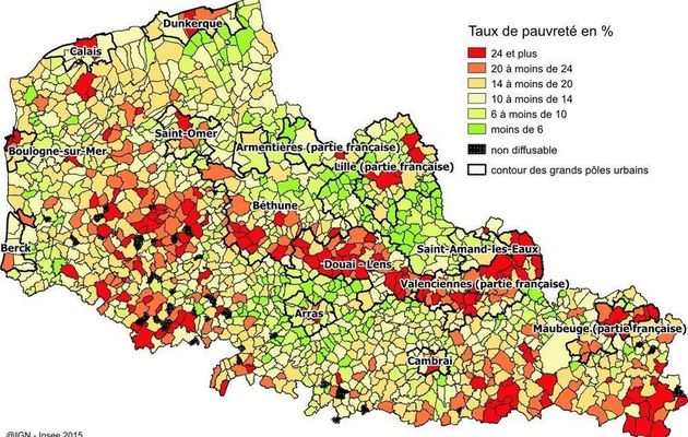 Nord Pas de Calais: Quel est le taux de pauvreté dans votre commune ?