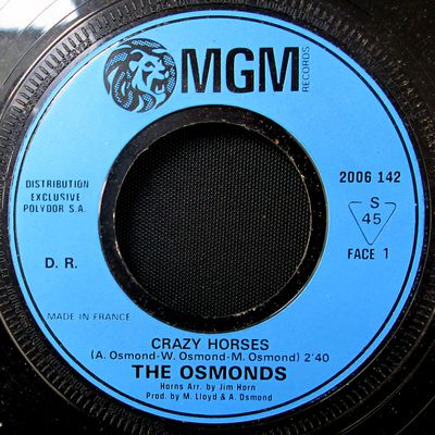 The Osmonds - Crazy horses - 1972