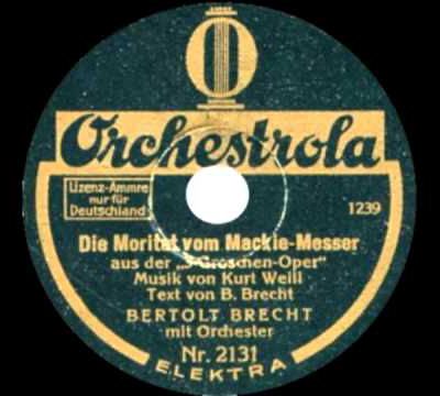 Lotte Lenya - Moritat vom Mackie Messer