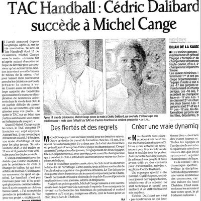 Article TAC Handball