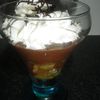 Verrine compote de pommes et mousse au chocolat