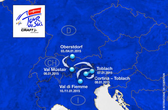 Programme FIS Tour de Ski 2015 - 9ème édition