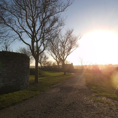 le soleil sur les remparts