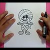 Como dibujar una momia paso a paso 2