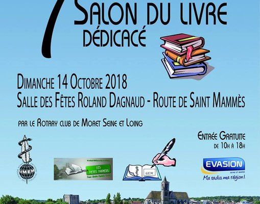 Dédicaces au Salon du Livre de Moret-sur-Loing