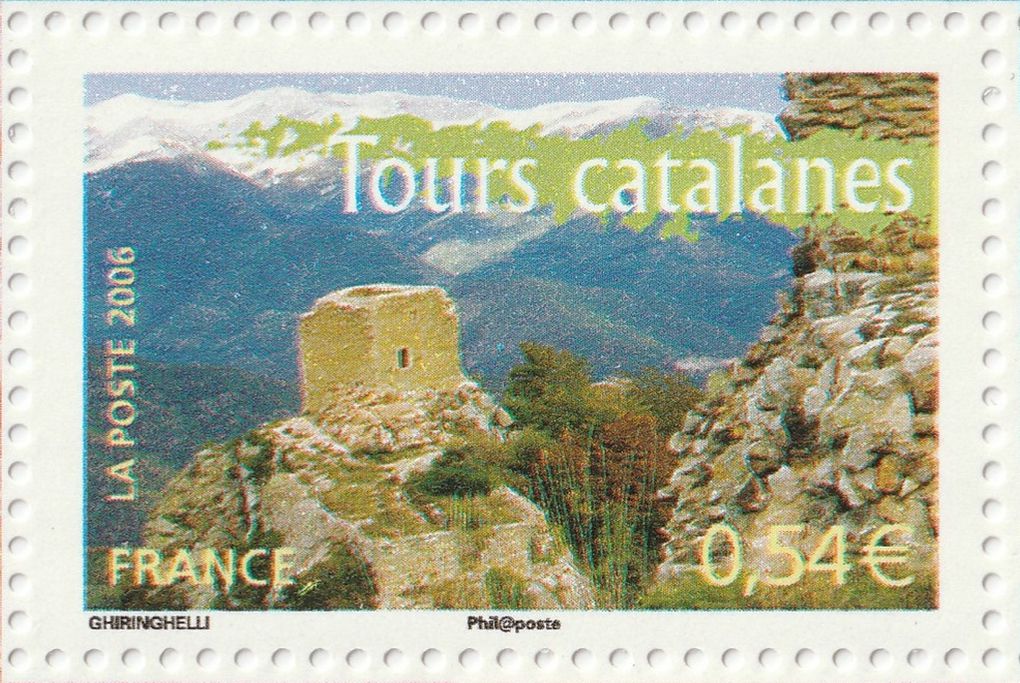 Le Languedoc-Roussillon dans la philatélie française (5/). Les Pyrénées-Orientales