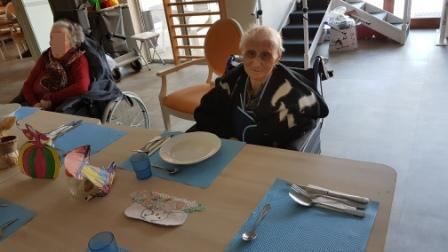 Repas préparé par Marie l'animatrice de l'entrée au dessert !