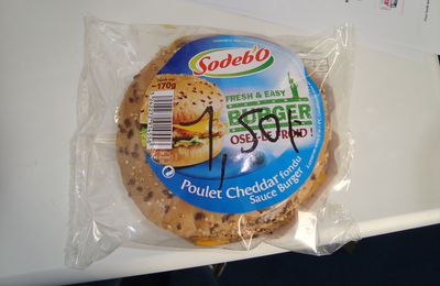 J'ai testé pour vous : le burger froid Sodebo