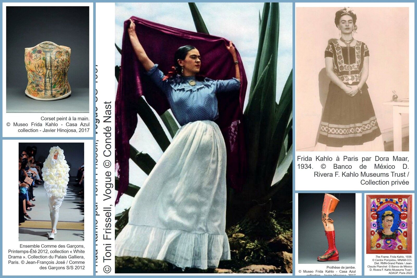 Exposition Frida Kahlo Paris 2022 Billetterie Exposition FRIDA KAHLO, au-delà des apparences - Palais Galliera PARIS – 15  septembre 2022 au 05 mars 2023 - VIVRE AUTREMENT VOS LOISIRS avec Clodelle