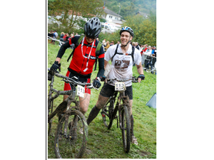 Le raid sur la sarre  et le Bike and Run de Metz avec mon gendre  Julien