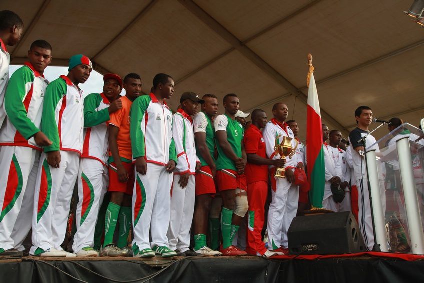 Inauguration du Kianja (Stade) Makis de Madagascar, à Andohatapenaka, par le Président Andry Rajoelina. 4ème partie. Photos: Harilala Randrianarison