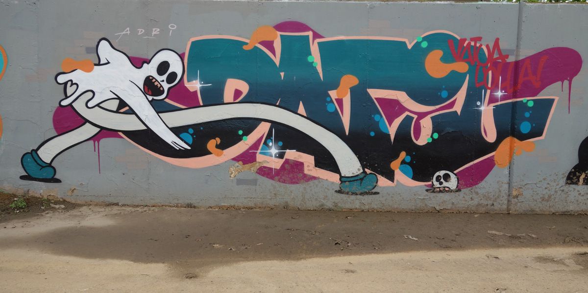 Street Art : Graffitis &amp; Fresques Murales 08850 Gava (Catalunya)