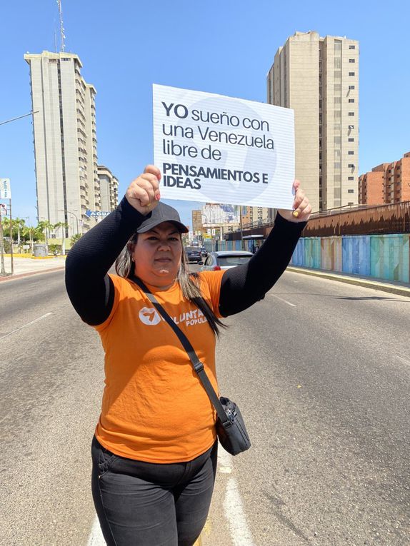 Mujeres de Voluntad Popular en el Zulia alzan su voz por la libertad de Venezuela