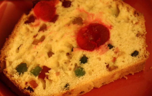 Cake aux fruits confits