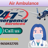 Hire Famous Air Ambulance Service in Srinagar and Surat 